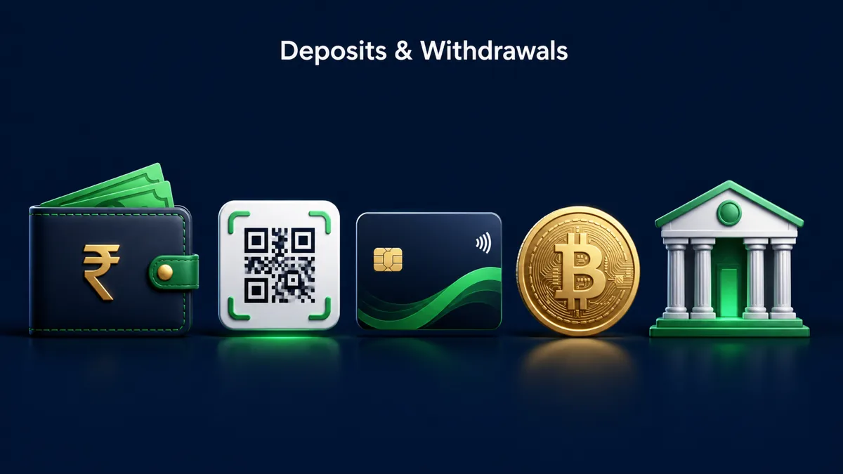 1Win Bet payment methods for India