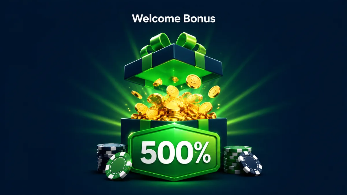 1Win 500% welcome bonus and express boost